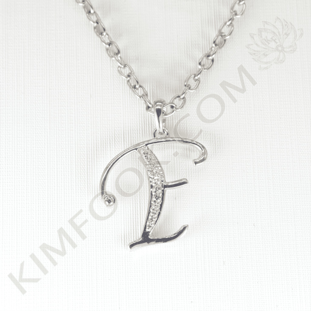 F BRACELET FULL DIAMOND