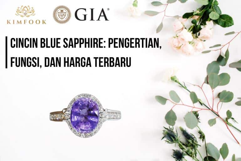 Cincin blue sapphire